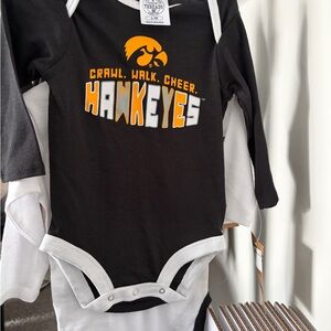 Hawkeyes Black and White Kids One Piece